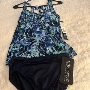 NWT Blue Miraclesuit size 12